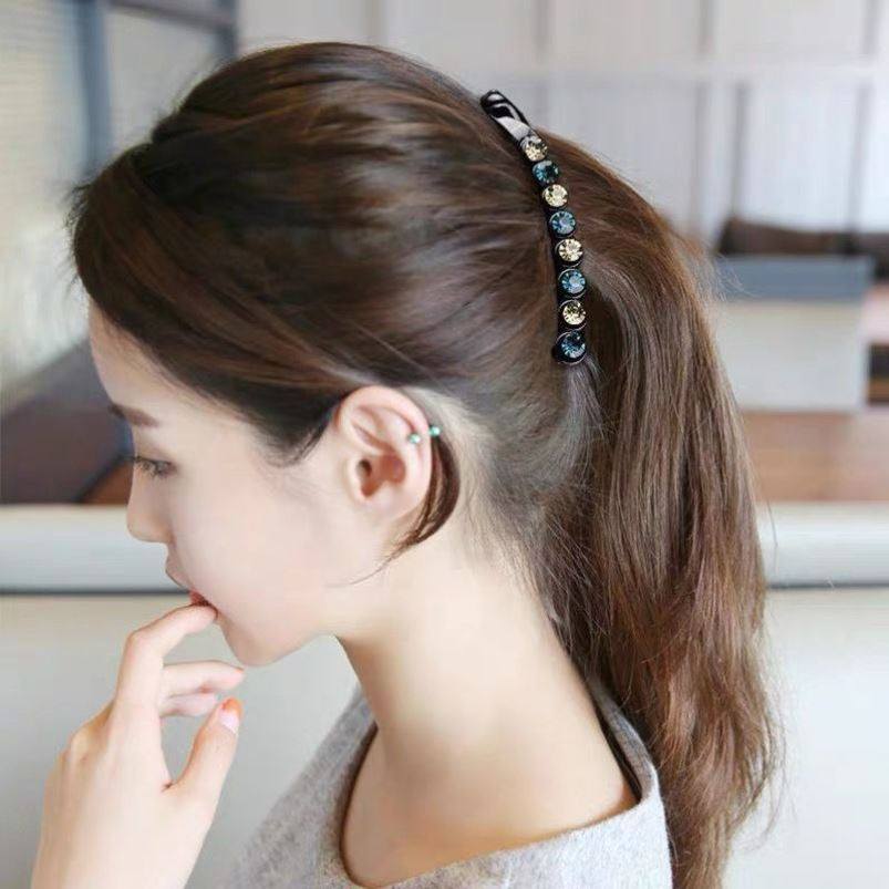 香蕉夹竖夹马尾发夹后脑勺韩国水钻防滑发卡成年头发夹子扭夹头饰,饰品/流行首饰/时尚饰品新,发饰,淘宝优惠券,粉丝福利购,淘宝优惠卷