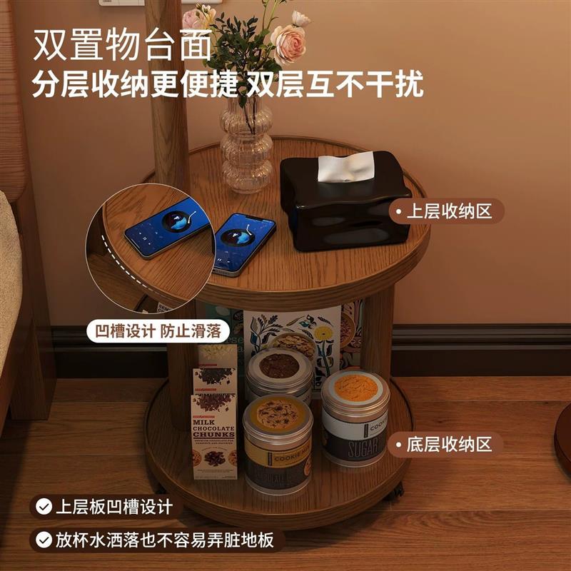 实木衣架落地卧室挂衣架床头柜衣帽架一体不占空间客厅立式挂包架