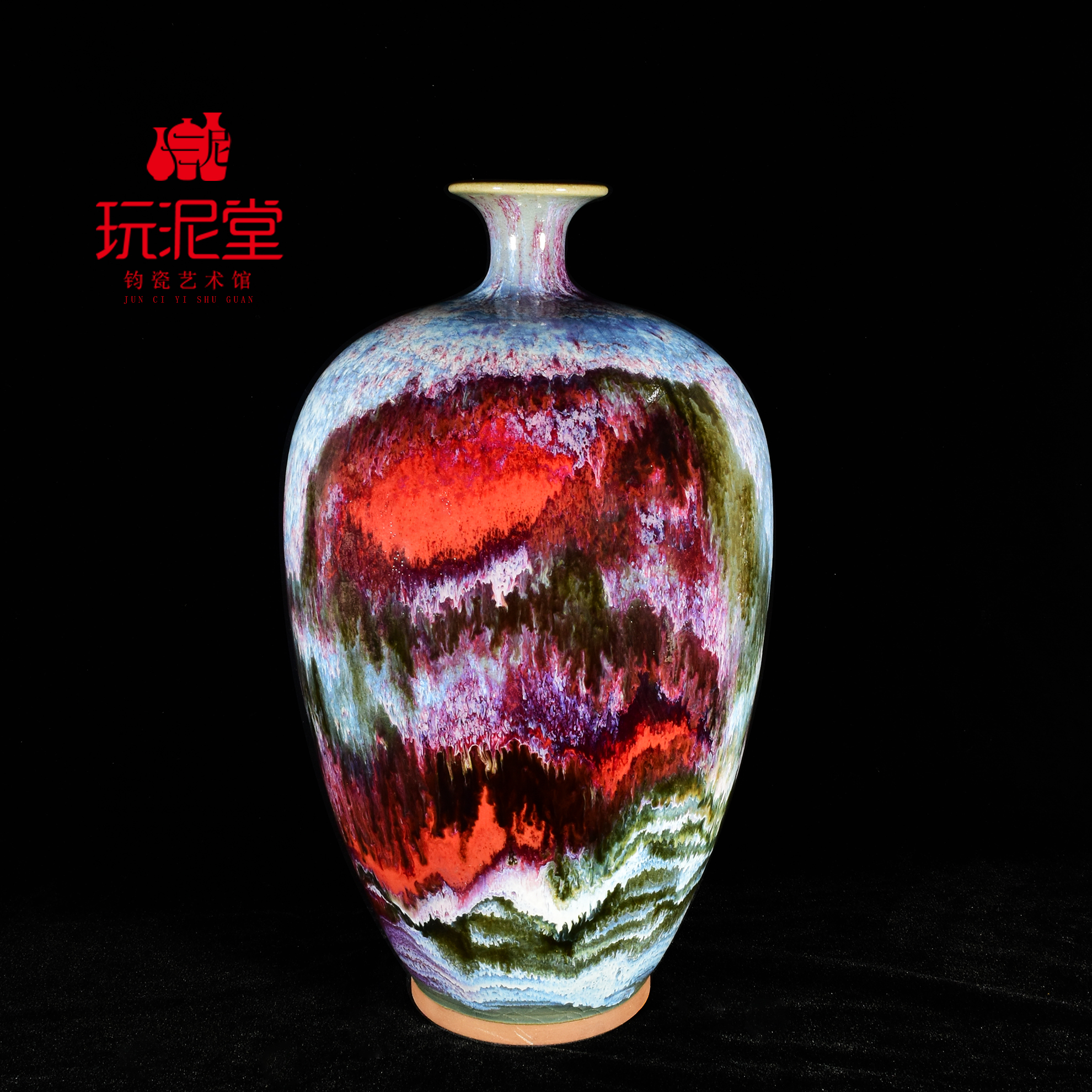 艺术馆全手工作品花瓶