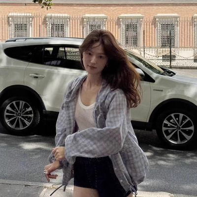 韩国ged小清新薄款宽松休闲衬衫