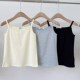 monique现H25夏款 韩国东大门纯棉修身 吊带背心纯色百搭打底上衣女