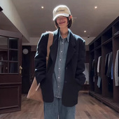 韩国东大门复古气质百搭羊毛西装 The Barnnet现H2025春款 呢子外套