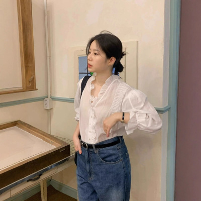 viaplain韩国东大门宽松衬衫上衣