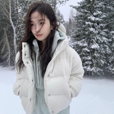 TheBarnnet纯色气质羽绒服外套