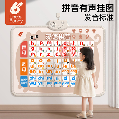 【一年级课本同步】拼音有声挂图