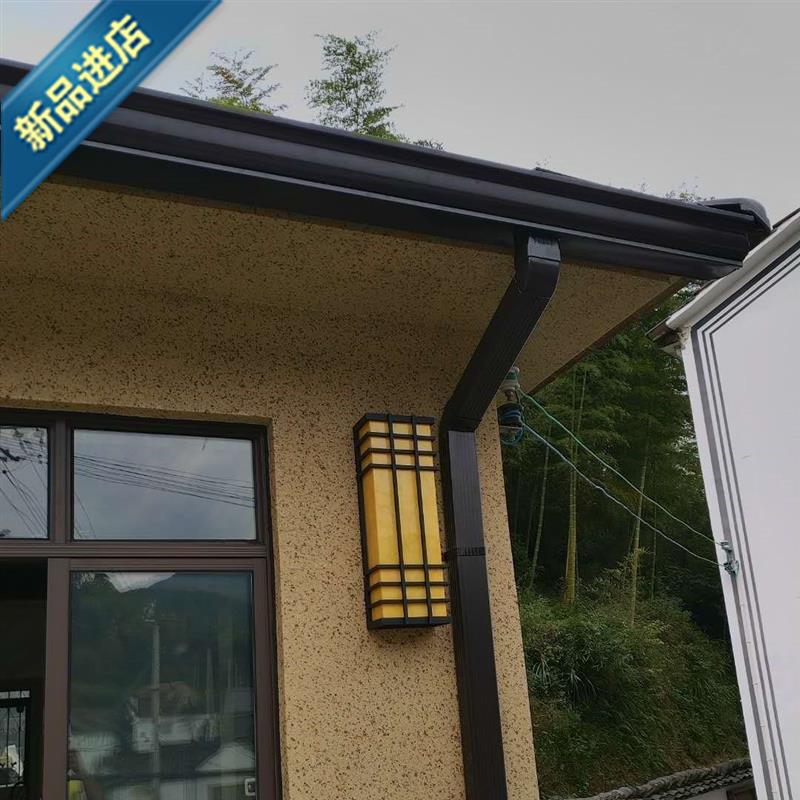漏雨接水 屋檐屋檐雨接2水槽排水塑料屋檐雨接水槽屋檐雨水槽简.
