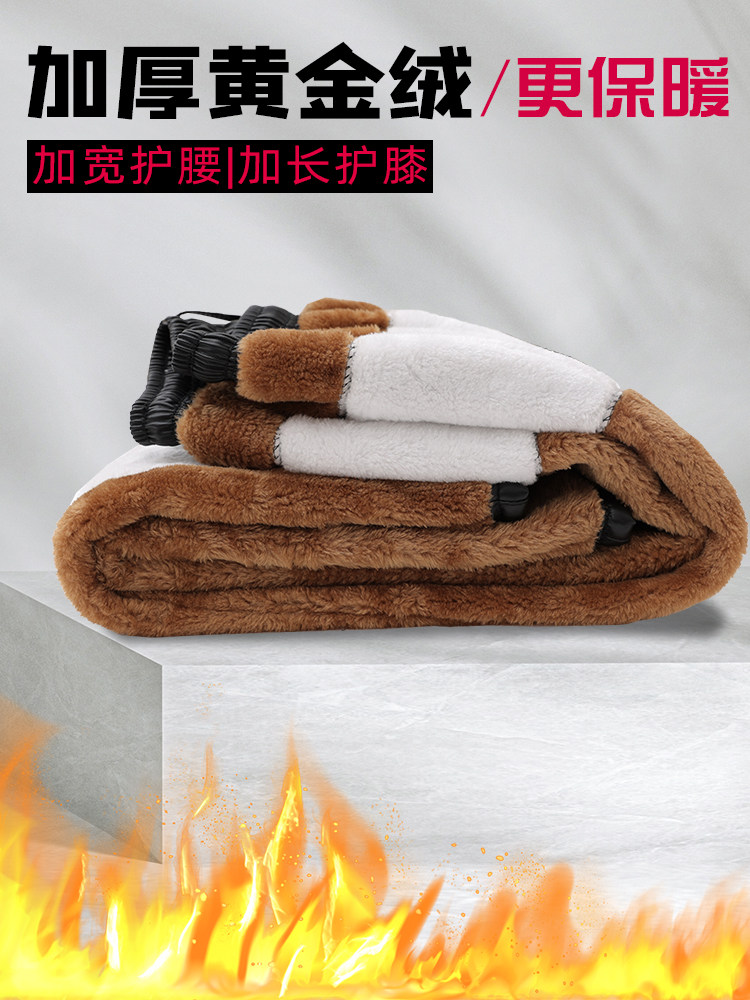 2024 NEW LEATHER PANTS MENS VELVET THICKENED WATERPROOF OVERALLS MIDDLE-AGED AND ELDERLY PEOPLE WEAR LOOSE LEATHER PANTS FOR MEN