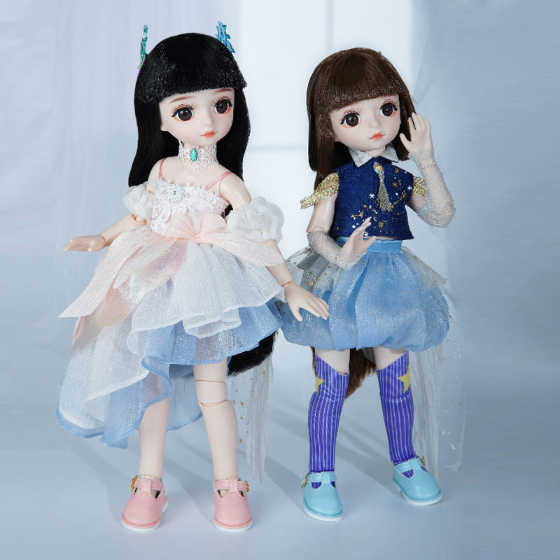 可儿x宫里的世界 宫廷御品古装小可儿30cm儿童换装玩具娃娃礼物