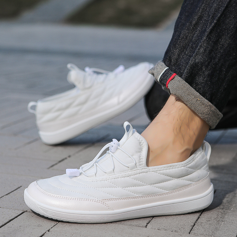 跨境跨境大码冬季休闲情侣棉鞋加绒加厚保暖雪地棉鞋轻便防滑