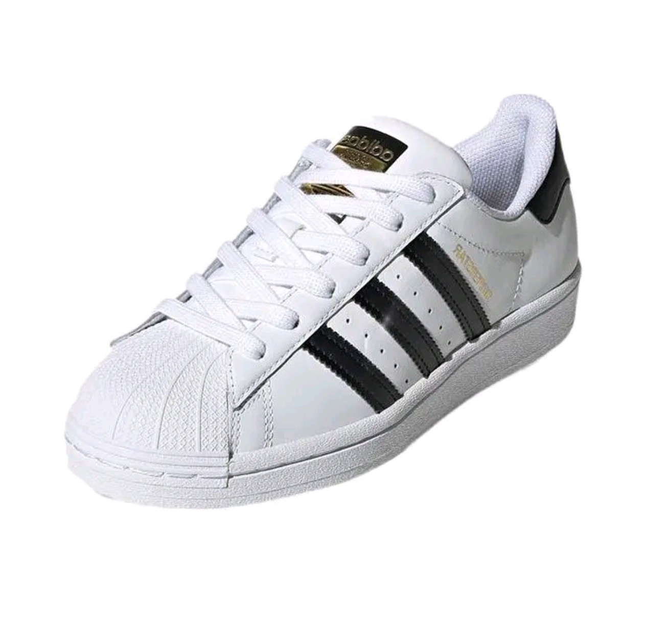 adidas originals SUPERSTAR 皮革 中性 轻便 黑白C77124河南AH仓