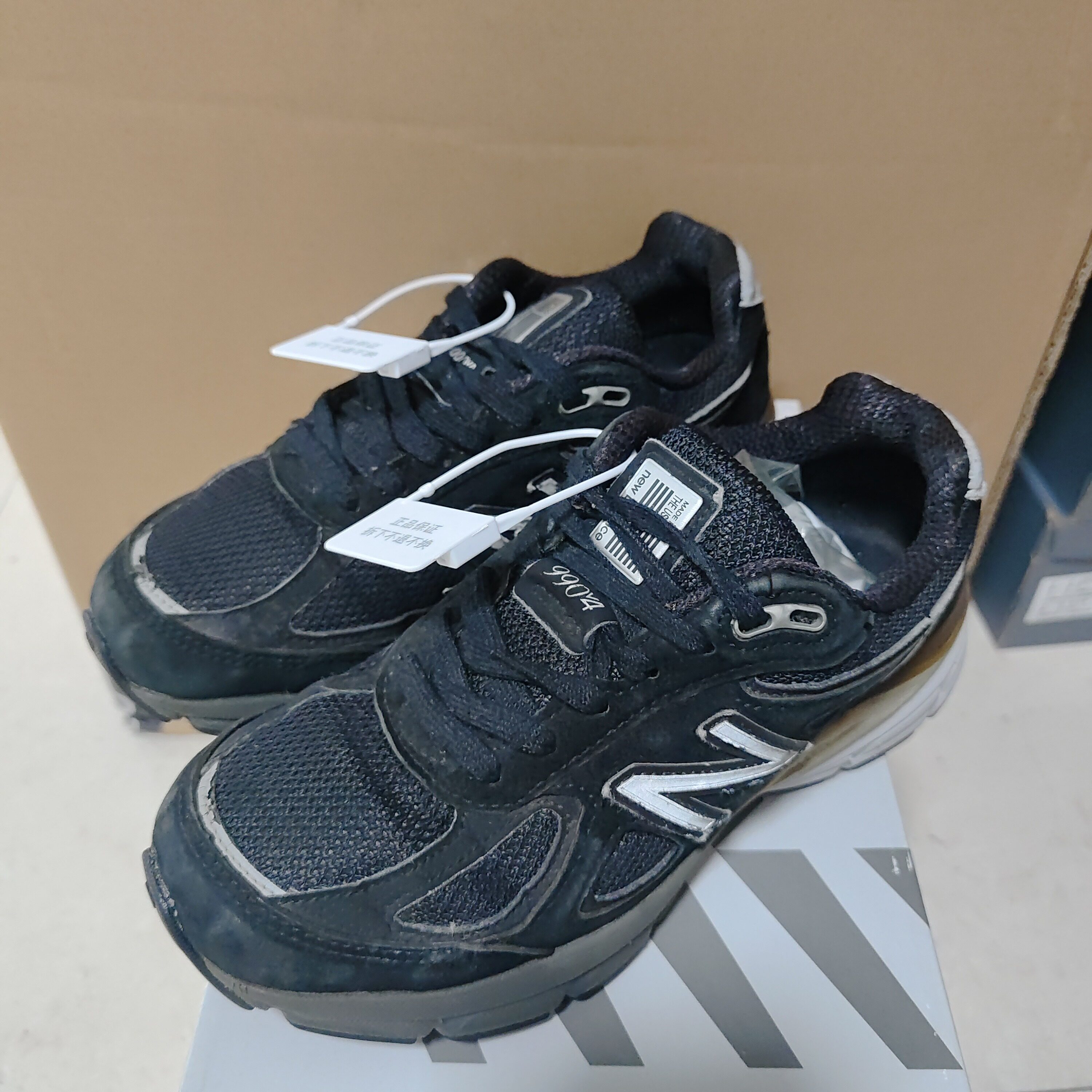 New Balance 990 V4 网布 织 U990BL4 M广东BB仓下单请看详情页C