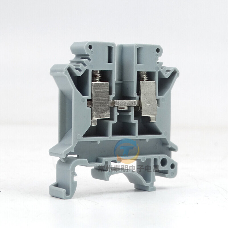 配电箱电柜电线铜件卡导轨式组合螺钉式UK6N电压接U线端子排MM平