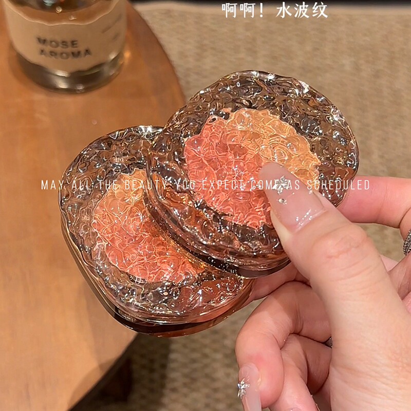 冰糖清透水波纹蝴蝶腮红渐变黄皮显白百搭自然裸妆显嫩腮红学生女