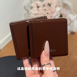 METYSUR 浓郁美拉德四色千金贵气爆闪盘持妆细闪大地色系眼影少女