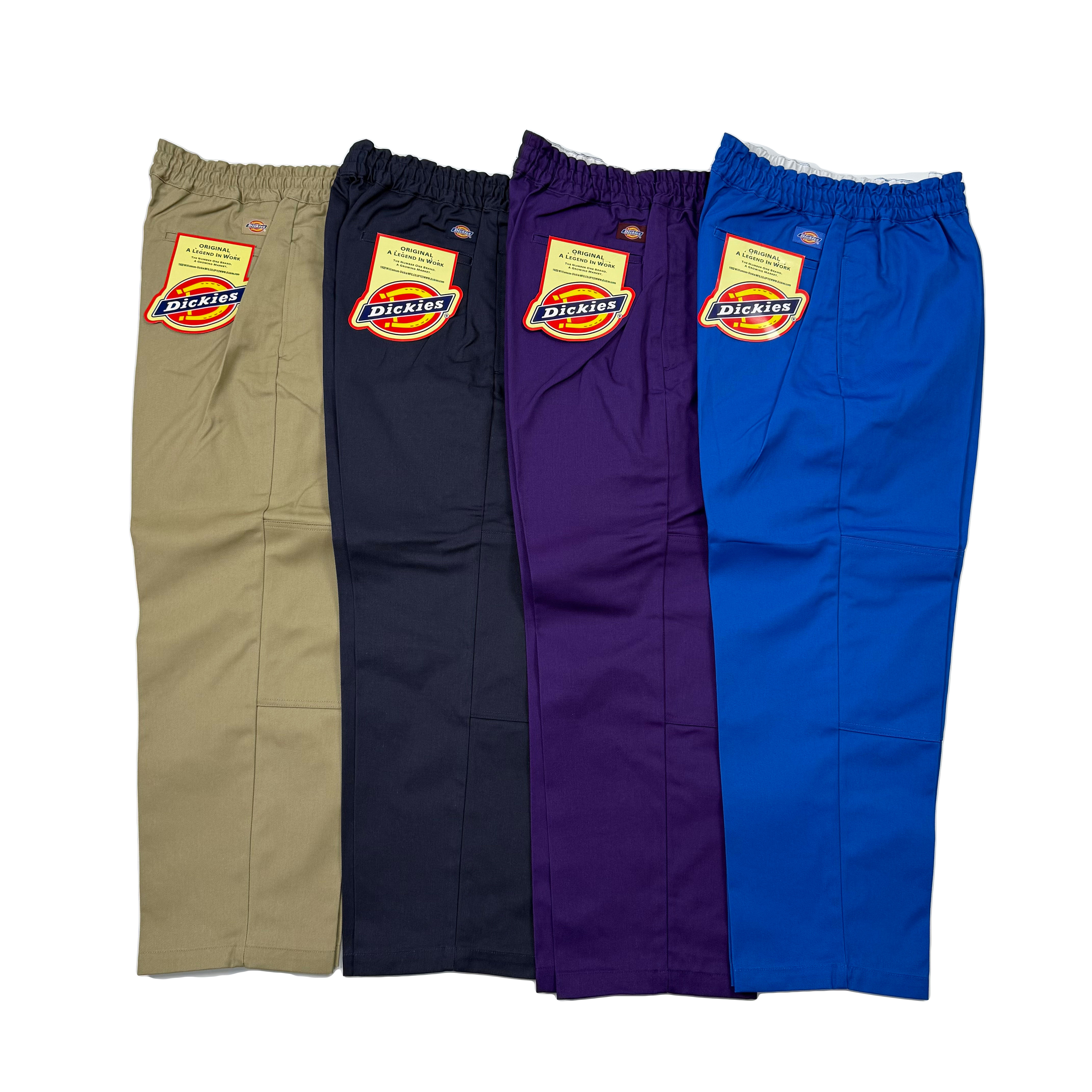 UNITEDARROWS x Dickies日系联名宽松大直筒多色硬挺经典双膝长裤