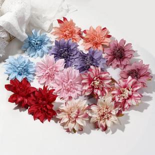 婚慶花墻布置裝 10cm仿真天竹菊花朵 絹花 頭飾胸花diy手作材料 飾