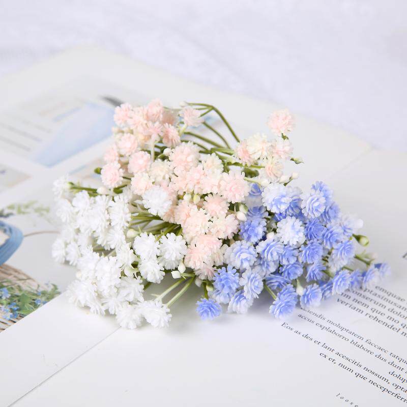 仿真花diy手工花环头饰材料 塑料花 迷你满天星花朵 婚庆装饰配件图片