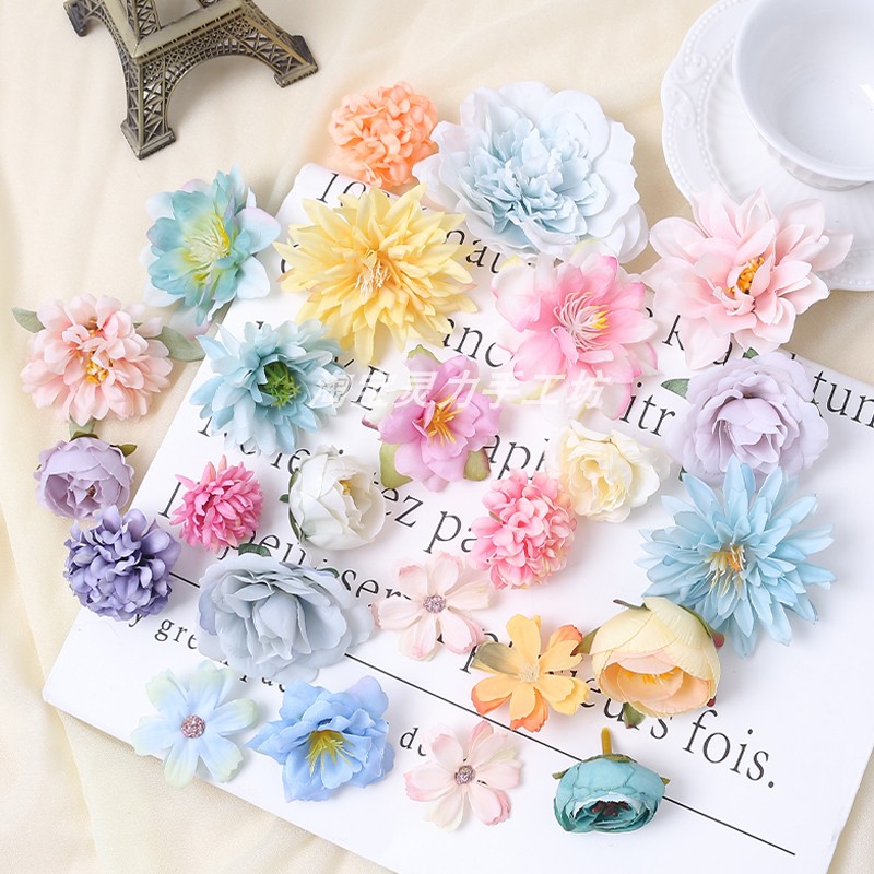 绢花假花汉服头饰婚庆装饰