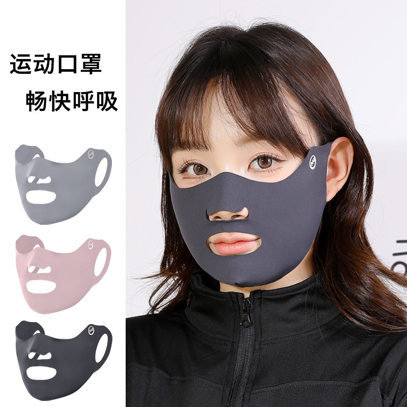 口罩女冬季保暖高颜值透气护眼角显脸小防寒防风骑车开车薄款面罩