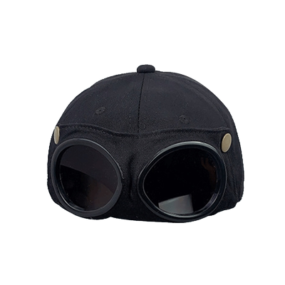 飞行员帽子潮ins韩版个性眼镜