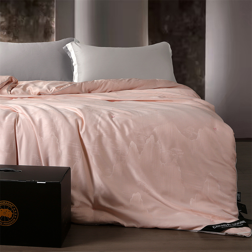 大鹅千里江山蚕蛹蛋白被子蚕丝四季春秋被加厚保暖冬被空调夏被