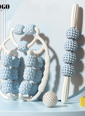 腿部按摩器环形夹腿滚轮非多功能瘦大腿小腿肌肉放松美腿瘦腿神器