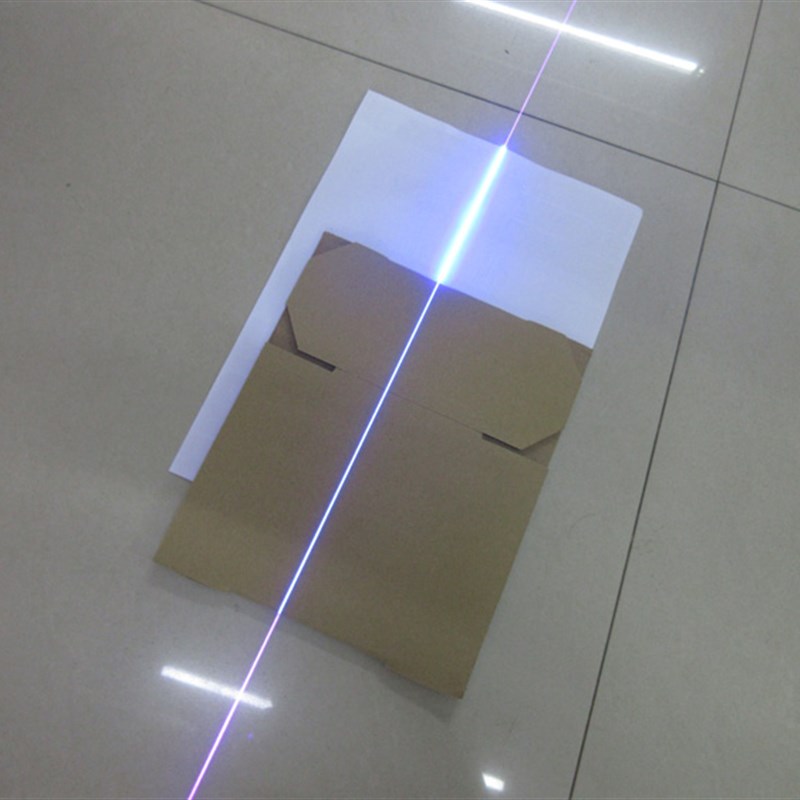 395nm400mw外调式蓝紫光点状激光器科研实验一字十字可调镭射模组