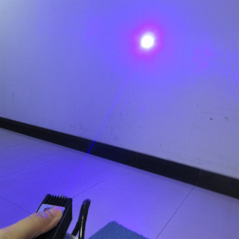 450nm蓝光可见空中光束大功率激光器大功率激光纯蓝光激光模组