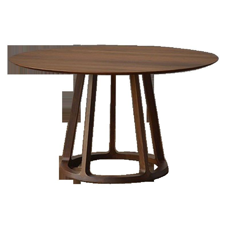 北美黑胡桃木餐桌北欧现代简约实木圆桌小户形白蜡木组合日式饭桌,个性定制/设计服务/DIY,明信片定制,淘宝优惠券,粉丝福利购,淘宝优惠卷