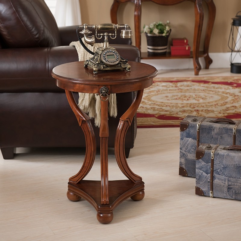 美式圆几角几实木小圆桌沙发边几欧式茶几花架电话架休闲边桌包邮,个性定制/设计服务/DIY,明信片定制,淘宝优惠券,粉丝福利购,淘宝优惠卷