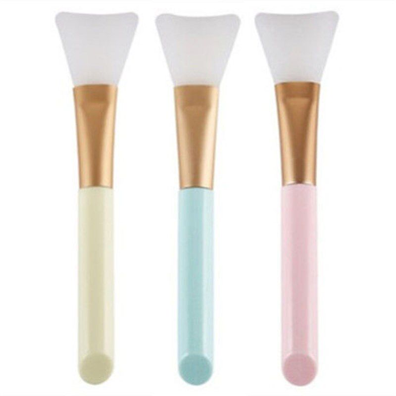 双头硅胶面膜刷脸部清洁按摩刷泥膜涂抹面部自制软膜工具专用刷子