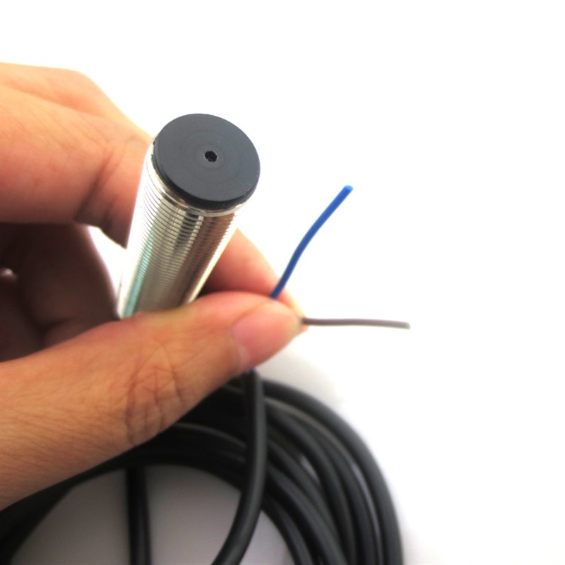 M12激光对射开关传感器DC5VN激光对射型光电开关送支架NP