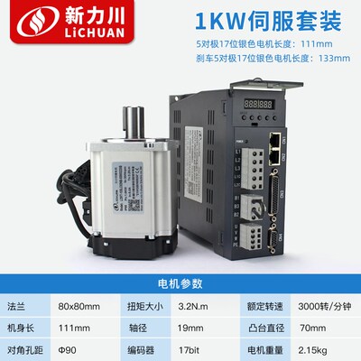 力川A4/A6系列1.8KW/2KW/2.3KW/2.6KW伺服电机CANopen总线通讯
