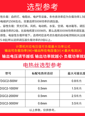 调压器220V单相TDGC2-500W交流自耦变压器5kw家用调光器0-X250v30