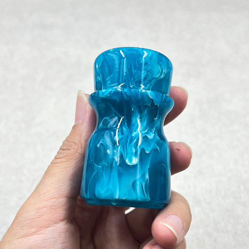 BOTI剃须刷柄 胡须刷子蓝涧白手柄男士修面 专用刷子不支持定制