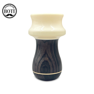 Boti玉骨环木精工柄胡须男士 剃须刷修面工具獾结剃须刷柄支持定制