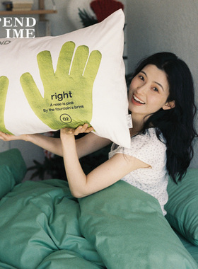 Spendtime全棉水洗棉60支五件套卡通枕套搭配床单款床上用品亲肤