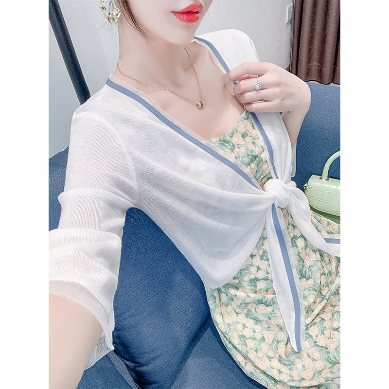 丝佳维冰丝开衫女防晒衫披肩外套图片