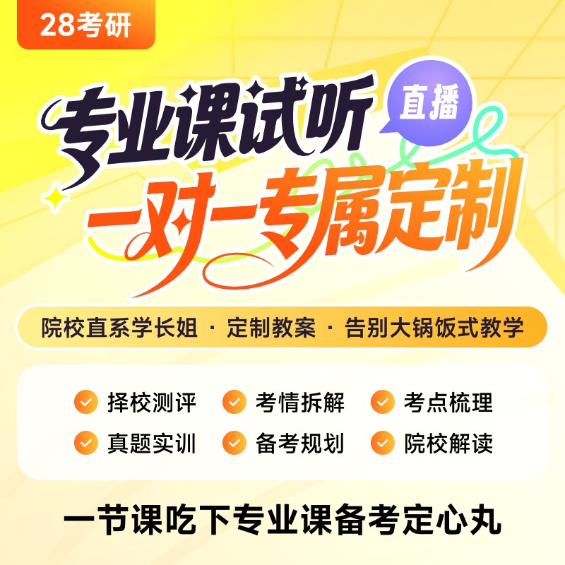 考研备考辅导一对一 政治英语数学 专业课直系学长姐督学