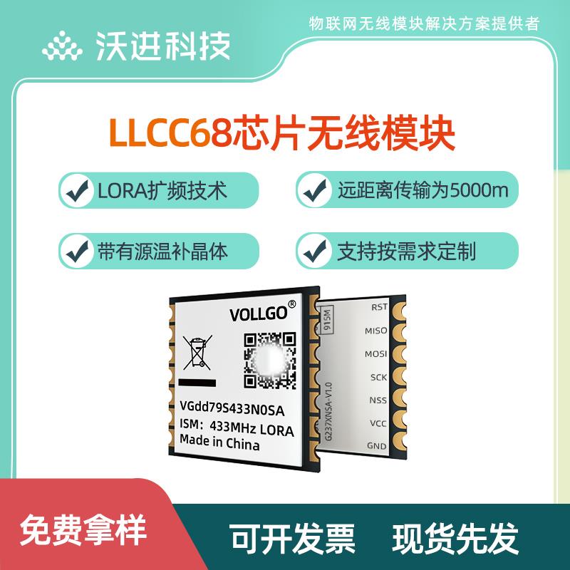lora工业级模块915MHZ远距离带温补晶体LLCC68射频无线通讯模块