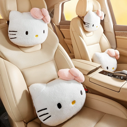 Hellokitty汽车头枕靠枕车用车载腰枕车内腰靠座椅冬季枕头护颈枕