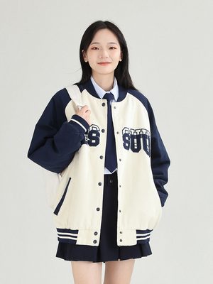 taobao agent DESSUU Autumn baseball uniform, jacket, with embroidery