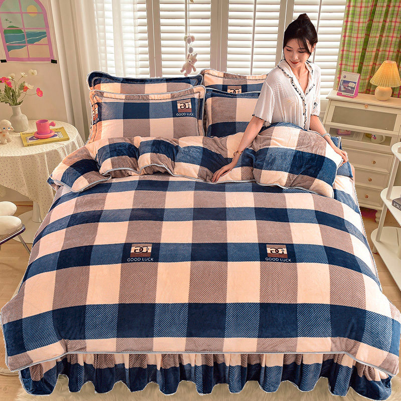 秋冬季珊瑚绒被套单件牛奶绒加厚保暖双面毛绒被罩单人加绒三件套,床上用品,被套,淘宝优惠券,粉丝福利购,淘宝优惠卷