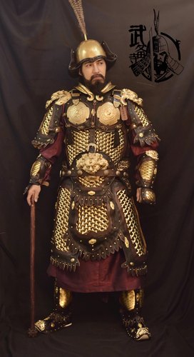 武备寺明光甲6.0版本 明光铠 唐代明光甲 大唐盔甲 唐甲 唐山文甲