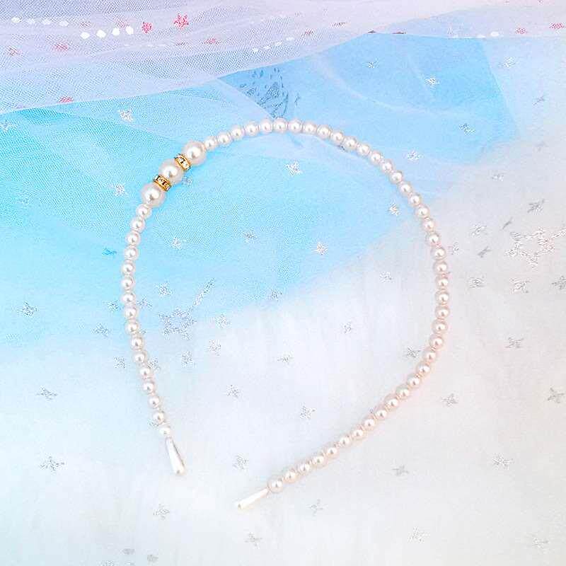 儿童发箍韩国简约宽边头箍女童珍珠发卡女孩发夹小学生中大童头饰