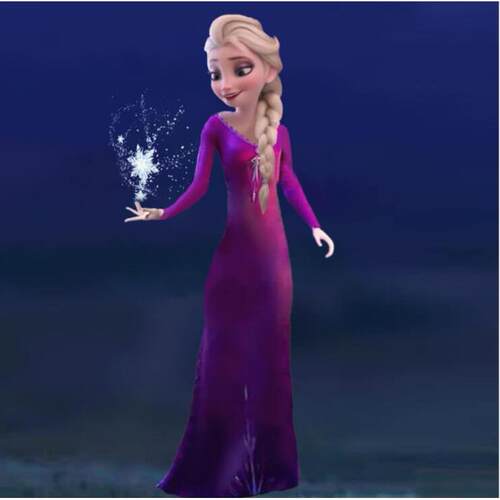 2019欧美爆款童装ins冰雪奇缘2连衣裙套装女童 kids dress