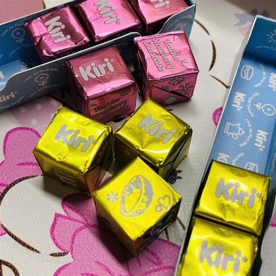 Kiri凯芮奶油奶酪块甜心小点儿D童营养钙零食宝宝芝士小方干酪