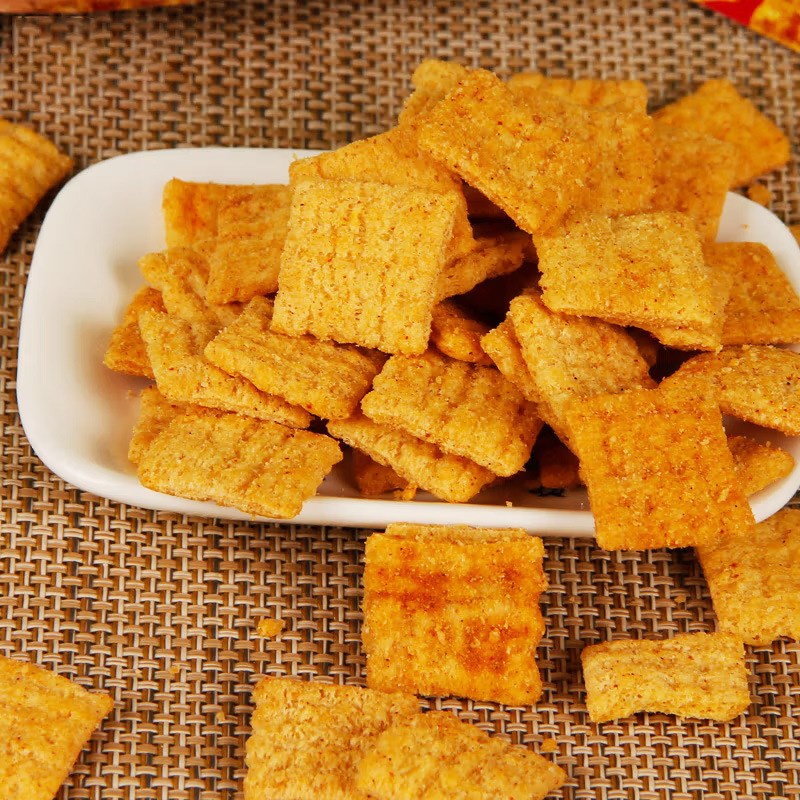 琥珀小米锅巴麻辣味牛肉味22g童年的J回忆休闲零食大礼包整箱