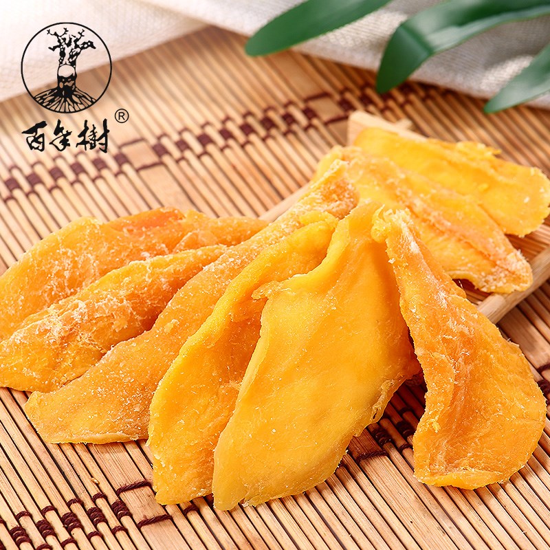 百年树芒果d干芒果肉小包酸甜适中网红同款小吃办公室零食蔬果干