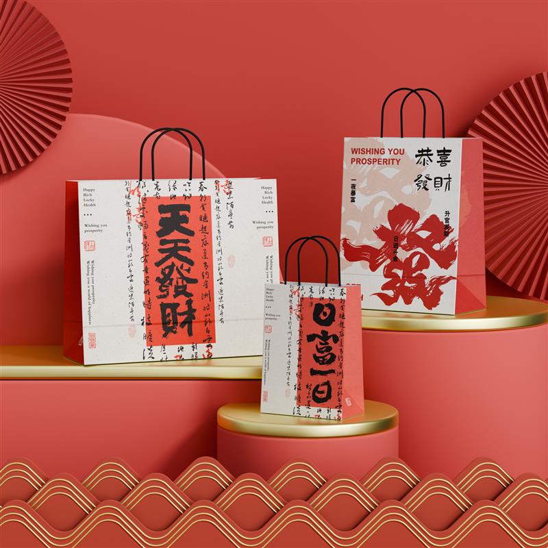 大容量加厚便携式轻奢2025新款礼品包装袋精致小袋子高颜值质感